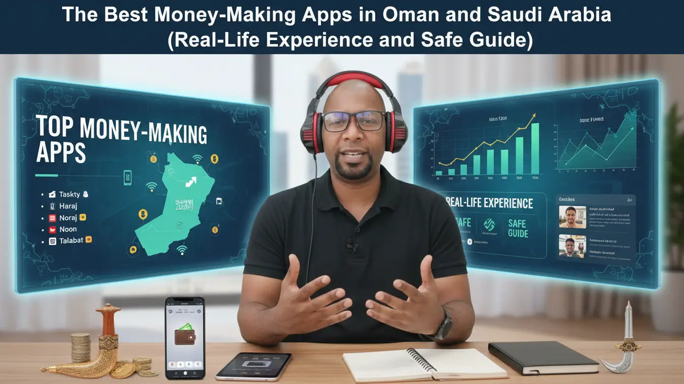 أفضل تطبيقات ربح المال في عُمان والسعودية (تجربة واقعية ودليل آمن) 4 أفضل تطبيقات ربح المال في عُمان والسعودية (تجربة واقعية ودليل آمن)